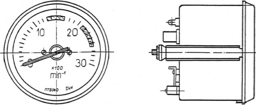 Внешний вид. Приборы показывающие тахометра электронные, http://oei-analitika.ru рисунок № 1