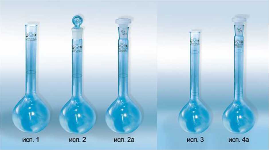 Внешний вид. Колбы мерные 1-го и 2-го классов точности, http://oei-analitika.ru рисунок № 1