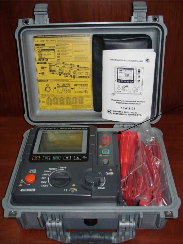 Внешний вид. Измерители сопротивления изоляции цифровые высоковольтные, http://oei-analitika.ru рисунок № 1