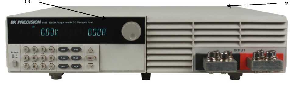 Внешний вид. Нагрузки электронные постоянного тока, http://oei-analitika.ru рисунок № 3