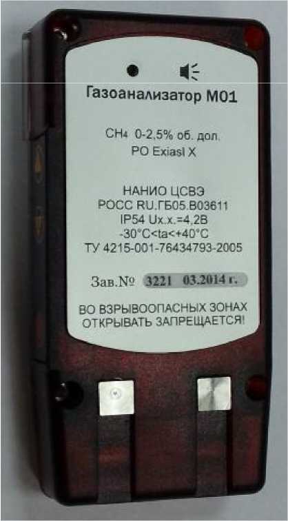 Внешний вид. Газоанализаторы малогабаритные термохимические, http://oei-analitika.ru рисунок № 2