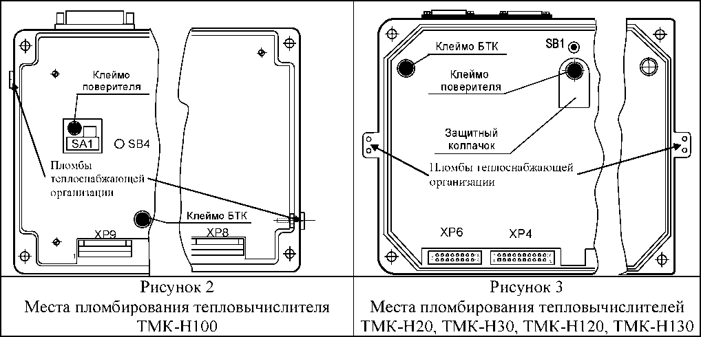 Внешний вид средства измерений: Тепловычислители, заводской номер №14891 