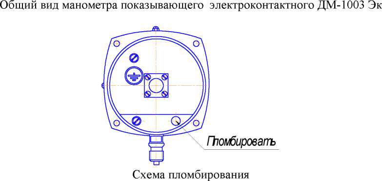 Внешний вид. Манометры показывающие электроконтактные, http://oei-analitika.ru рисунок № 2