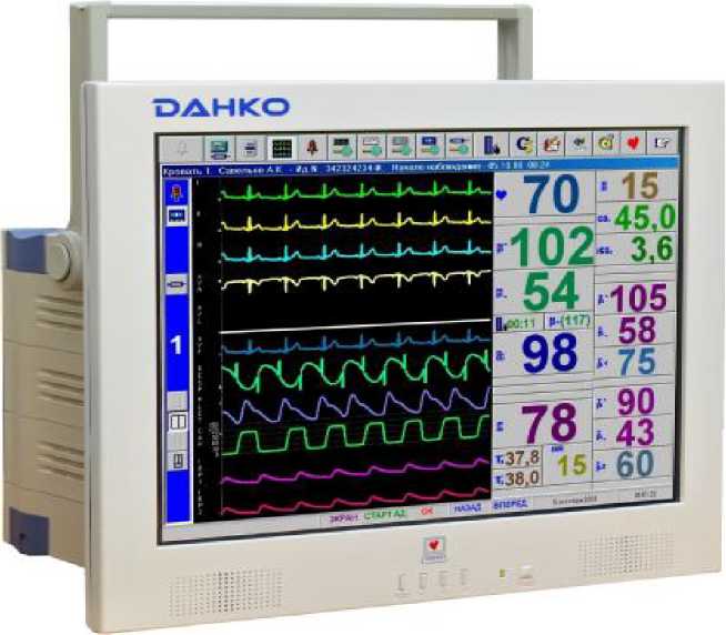 Внешний вид. Мониторы для анестезиологии и интенсивной терапии, http://oei-analitika.ru рисунок № 1