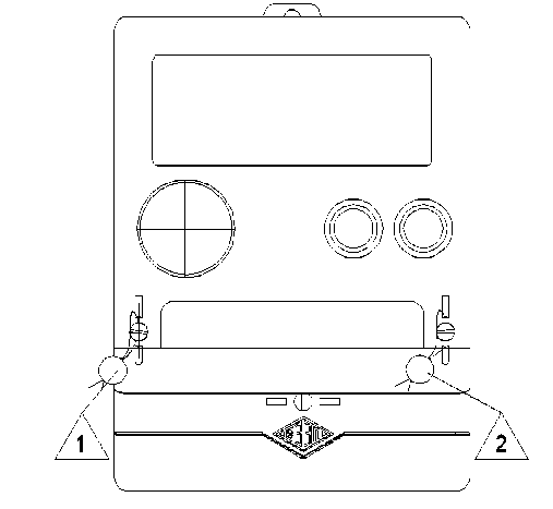 Внешний вид. Счетчики активной электрической энергии однофазные многофункциональные электронные, http://oei-analitika.ru рисунок № 2