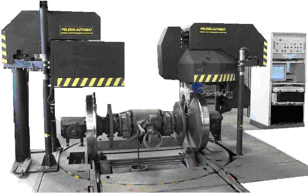 Внешний вид. Комплексы автоматизированные контроля колесных пар вагонов, http://oei-analitika.ru рисунок № 1