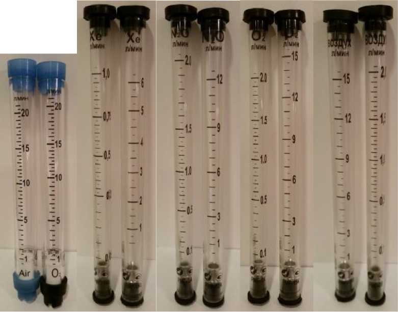 Внешний вид. Ротаметры медицинские газовые с местными показаниями, http://oei-analitika.ru рисунок № 2