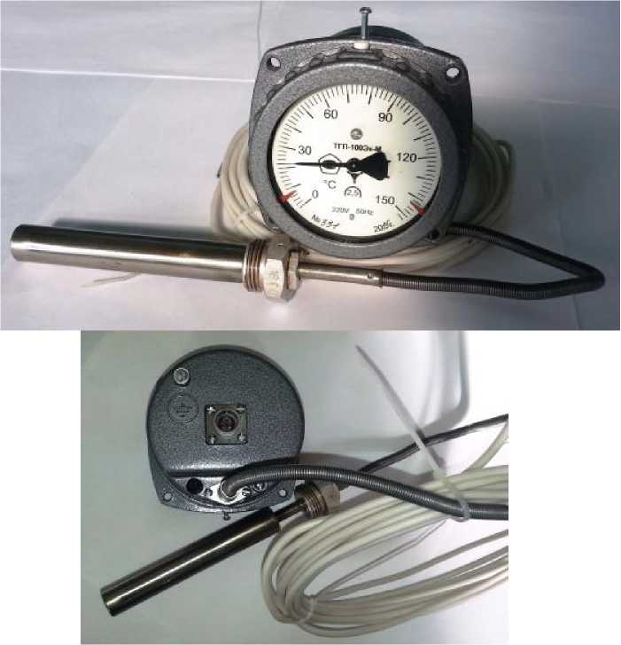 Внешний вид. Термометры газовые показывающие электроконтактные, http://oei-analitika.ru рисунок № 1