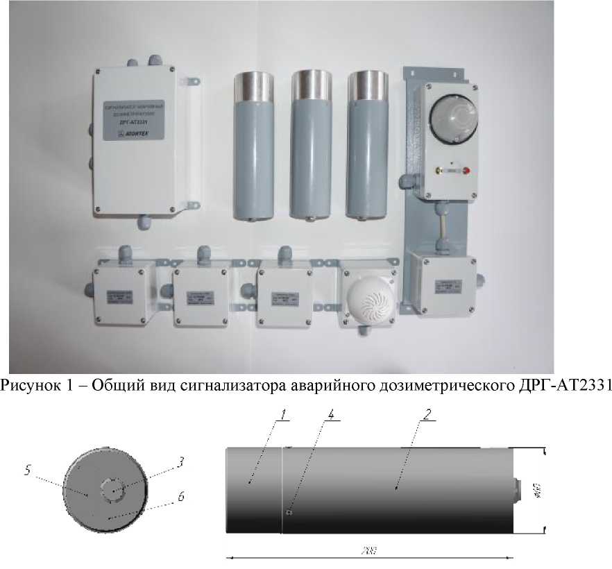 Внешний вид. Сигнализаторы аварийные дозиметрические, http://oei-analitika.ru рисунок № 1