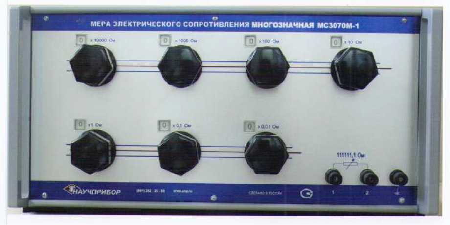 Внешний вид. Меры электрического сопротивления постоянного тока многозначные , http://oei-analitika.ru рисунок № 1