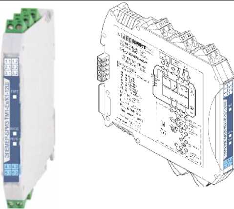 Внешний вид. Преобразователи измерительные (барьеры искрозащиты) (