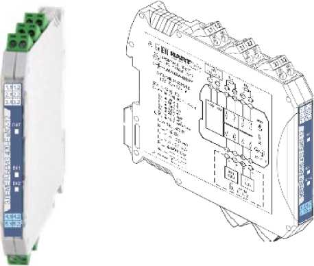 Внешний вид. Преобразователи измерительные (барьеры искрозащиты), http://oei-analitika.ru рисунок № 5
