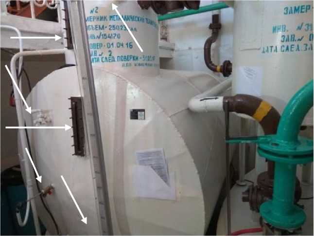 Внешний вид. Мерник металлический технический 1-го класса горизонтальный, http://oei-analitika.ru рисунок № 1