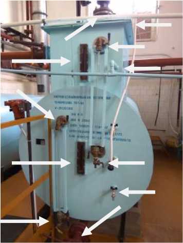 Внешний вид. Мерники металлические технические стационарные 1-го класса горизонтальные, http://oei-analitika.ru рисунок № 1