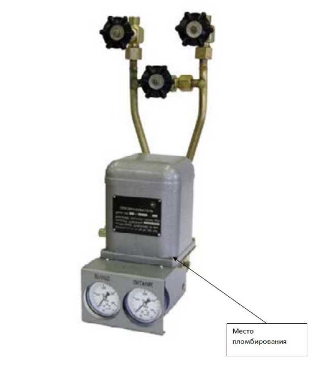 Внешний вид. Преобразователи разности давлений мембранные пневматические компенсационные, http://oei-analitika.ru рисунок № 1