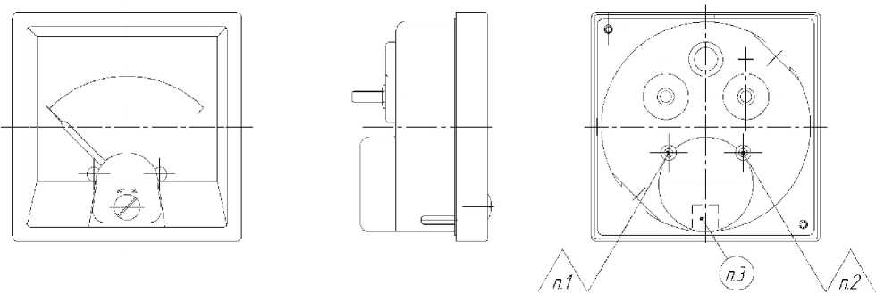 Внешний вид. Микроамперметры и милливольтметры щитовые, http://oei-analitika.ru рисунок № 10