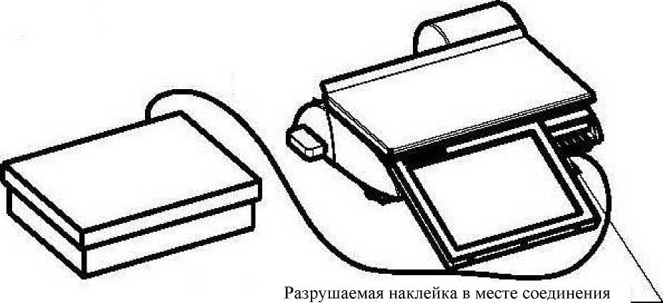 Внешний вид. Весы торговые с печатью этикеток, http://oei-analitika.ru рисунок № 5