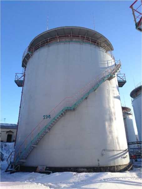Внешний вид. Резервуары стальные вертикальные цилиндрические с защитной стенкой, http://oei-analitika.ru рисунок № 2