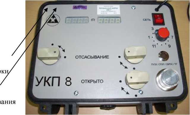 Внешний вид. Измерители параметров респираторов и аппаратов искусственной вентиляции легких контрольные приборы, http://oei-analitika.ru рисунок № 1