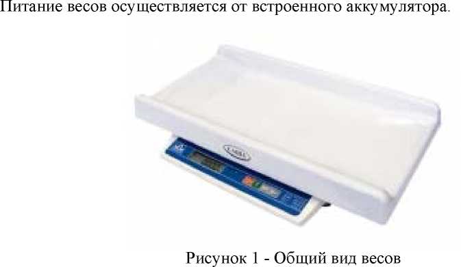 Внешний вид средства измерений: Весы электронные с автономным питанием настольные для новорожденных, заводской номер №S77008 