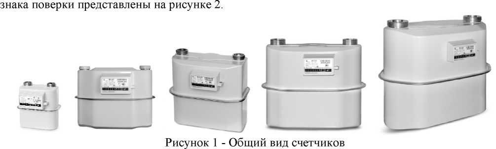 Внешний вид средства измерений: Счетчики газа диафрагменные, заводской номер №19300793 