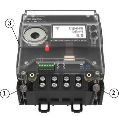 Внешний вид. Счетчики электрической энергии статические однофазные, http://oei-analitika.ru рисунок № 1