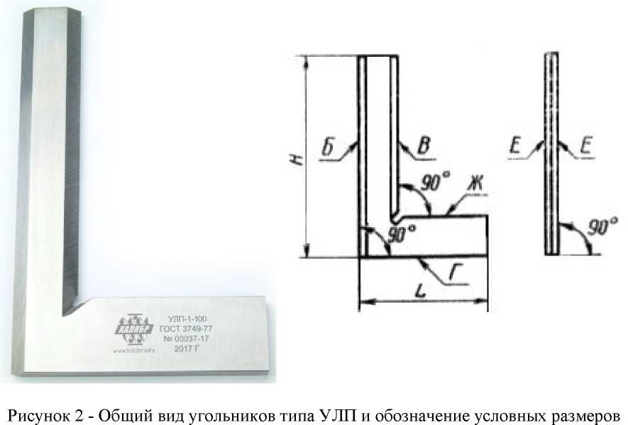 Внешний вид средства измерений: Угольники поверочные 90º, заводской номер №4К 