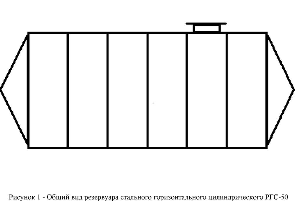 Внешний вид. Резервуары стальные горизонтальные цилиндрические, http://oei-analitika.ru рисунок № 1