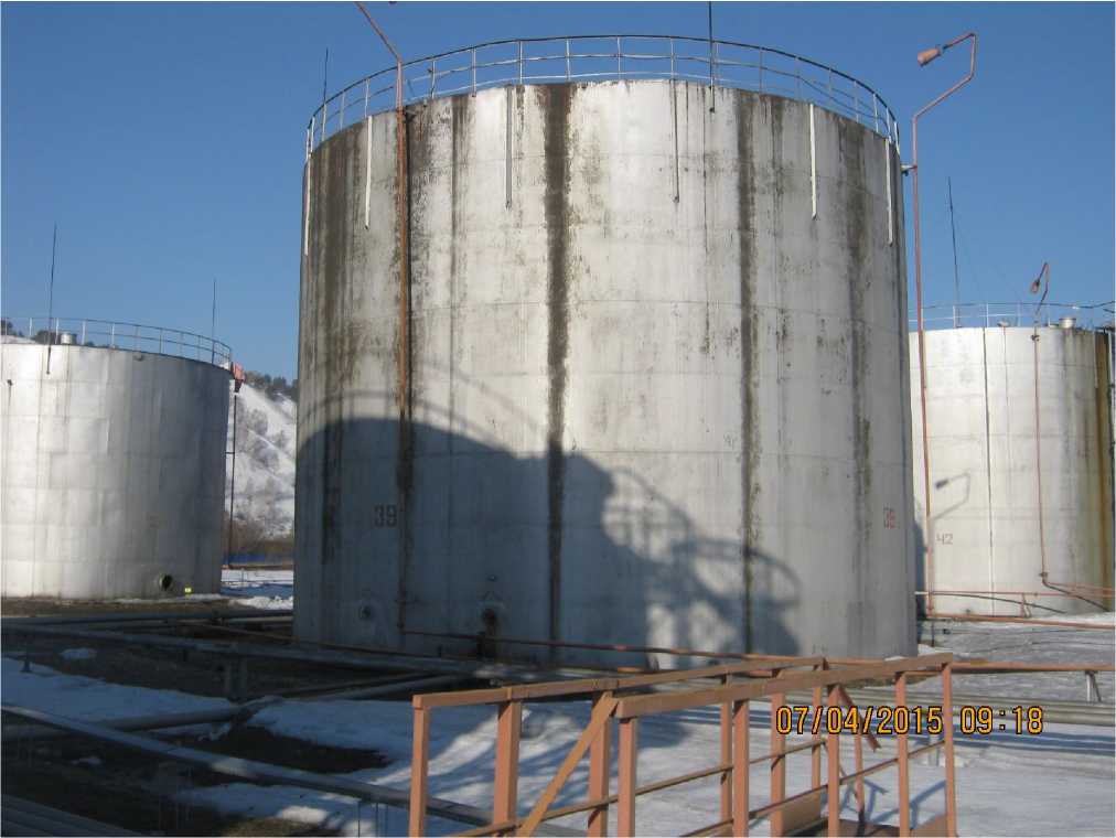 Внешний вид. Резервуар вертикальный стальной цилиндрический, http://oei-analitika.ru рисунок № 1