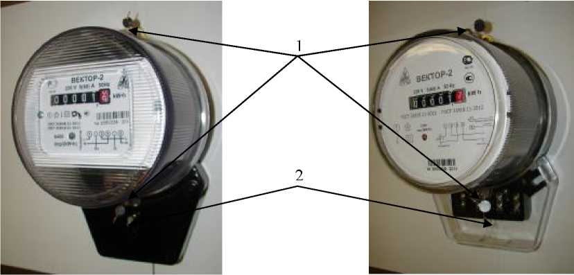 Внешний вид. Счетчики электрической энергии однофазные электронные, http://oei-analitika.ru рисунок № 2