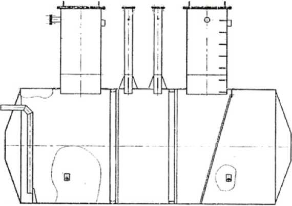 Внешний вид. Резервуары горизонтальные стальные цилиндрические, http://oei-analitika.ru рисунок № 4