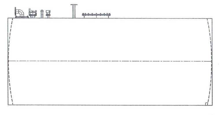 Внешний вид. Резервуары стальные горизонтальные цилиндрические, http://oei-analitika.ru рисунок № 8