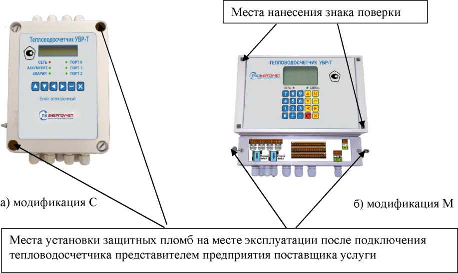 Внешний вид. Тепловодосчетчики (УВР-Т), http://oei-analitika.ru 