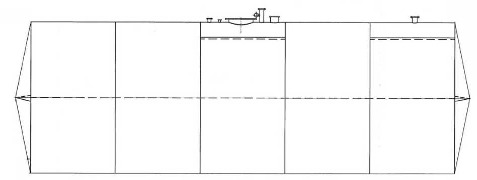 Внешний вид. Резервуары горизонтальные стальные цилиндрические, http://oei-analitika.ru рисунок № 10