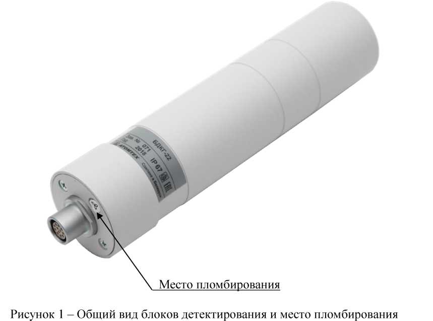 Внешний вид. Блоки детектирования гамма-излучения, http://oei-analitika.ru рисунок № 1