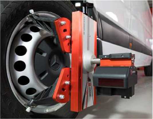 Внешний вид. Устройства для измерений углов установки колес грузовых автотранспортных средств, http://oei-analitika.ru рисунок № 1
