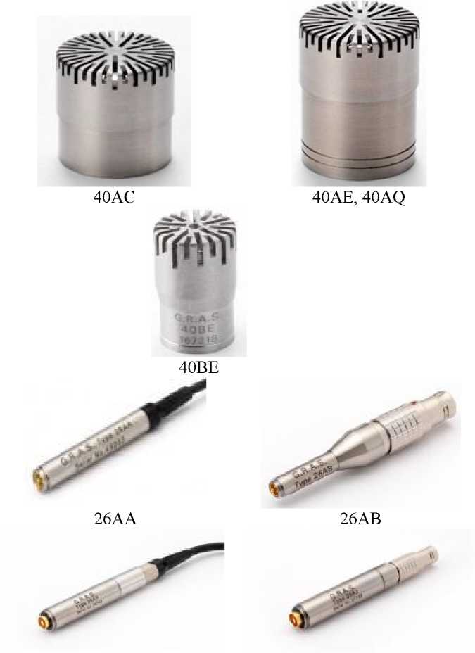 Внешний вид. Капсюли микрофонные измерительные конденсаторные с усилителями предварительными, http://oei-analitika.ru рисунок № 1