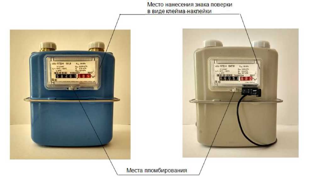 Внешний вид. Счетчики газа диафрагменные, http://oei-analitika.ru рисунок № 4