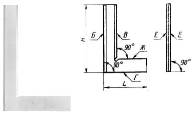 Размеры угольника. Угольник поверочный уш чертеж. Угольник поверочный 90 лекальный плоский.