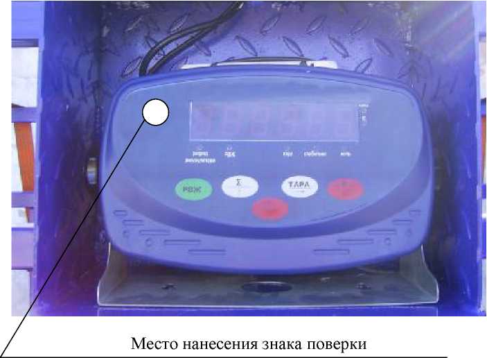 Внешний вид. Весы платформенные электронные, http://oei-analitika.ru рисунок № 6