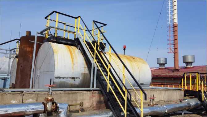 Внешний вид. Резервуары стальные горизонтальные цилиндрические, http://oei-analitika.ru рисунок № 1