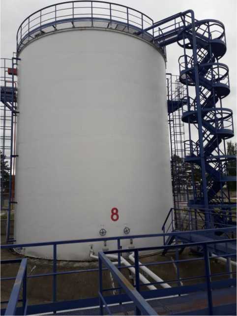 Внешний вид. Резервуары стальные вертикальные цилиндрические, http://oei-analitika.ru рисунок № 4