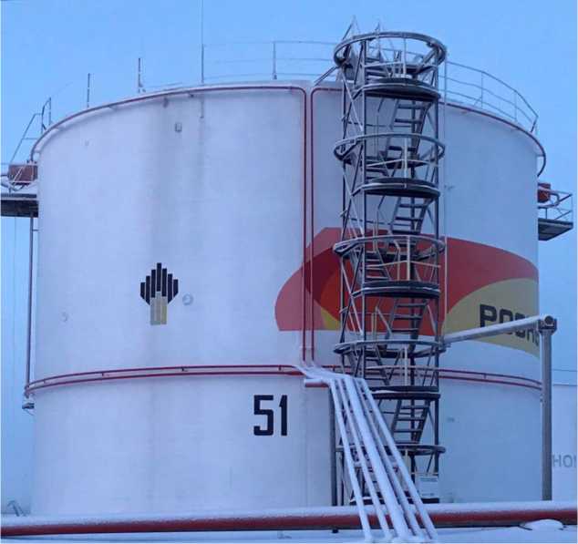 Внешний вид. Резервуары стальные вертикальные цилиндрические, http://oei-analitika.ru рисунок № 1