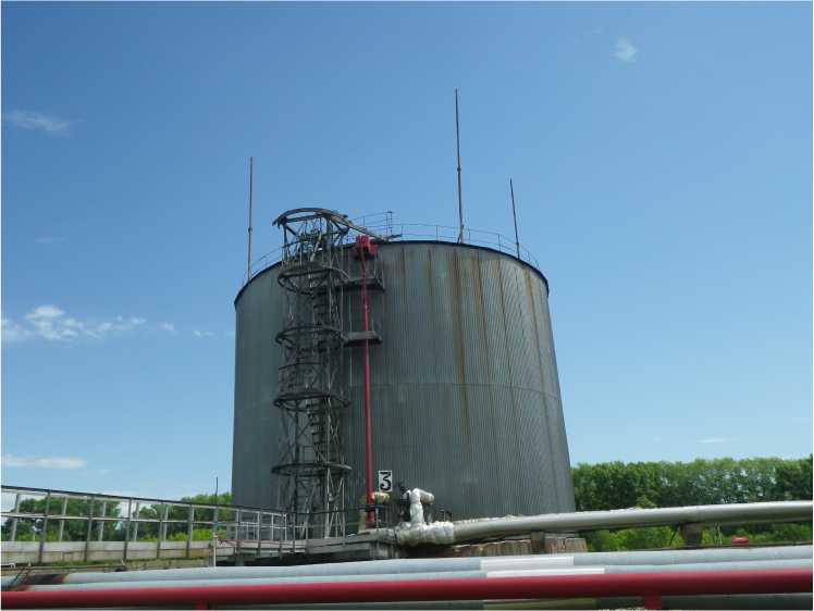 Внешний вид. Резервуар стальной вертикальный цилиндрический, http://oei-analitika.ru рисунок № 1