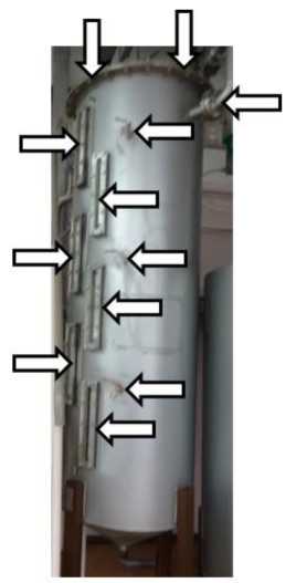 Внешний вид. Мерник технический 1-го класса вертикальный К7-ВМА, http://oei-analitika.ru рисунок № 2