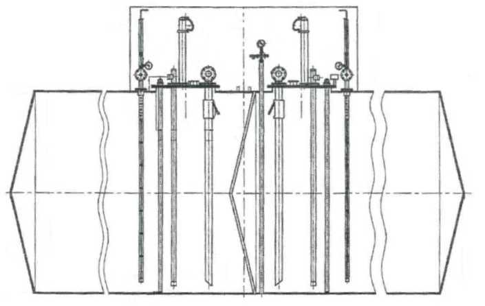 Внешний вид. Резервуары стальные горизонтальные цилиндрические РГС-20, РГС-50, http://oei-analitika.ru рисунок № 2