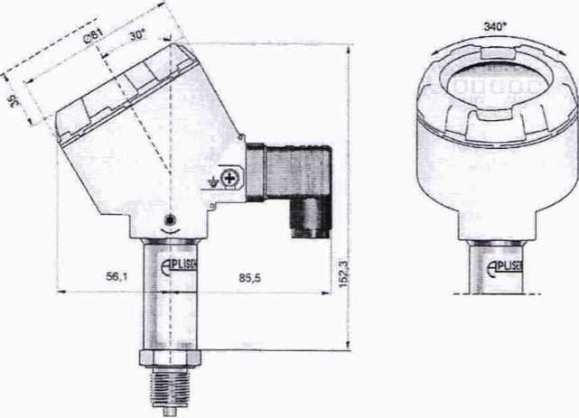 Внешний вид. Преобразователи давления измерительные (PC и PR), http://oei-analitika.ru 