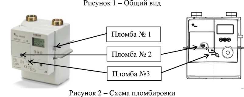 Внешний вид средства измерений: Счетчики газа объемные диафрагменные ВК-G4 ETe, ВК-G6 ETe с электронным индексом, заводской номер №16941370 