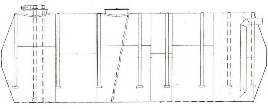 Внешний вид. Резервуары горизонтальные стальные цилиндрические, http://oei-analitika.ru рисунок № 1