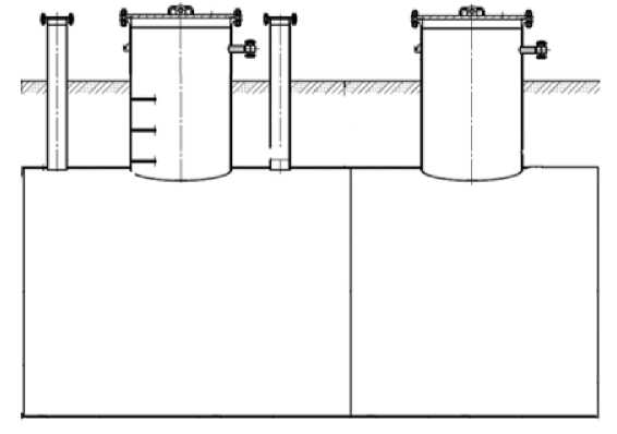 Внешний вид. Резервуары стальные горизонтальные цилиндрические, http://oei-analitika.ru рисунок № 5